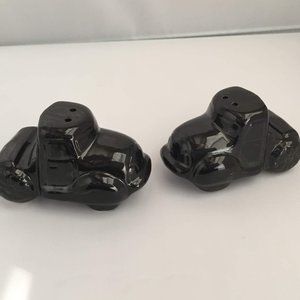 Vintage Old Black Truck Salt and Pepper Shakers